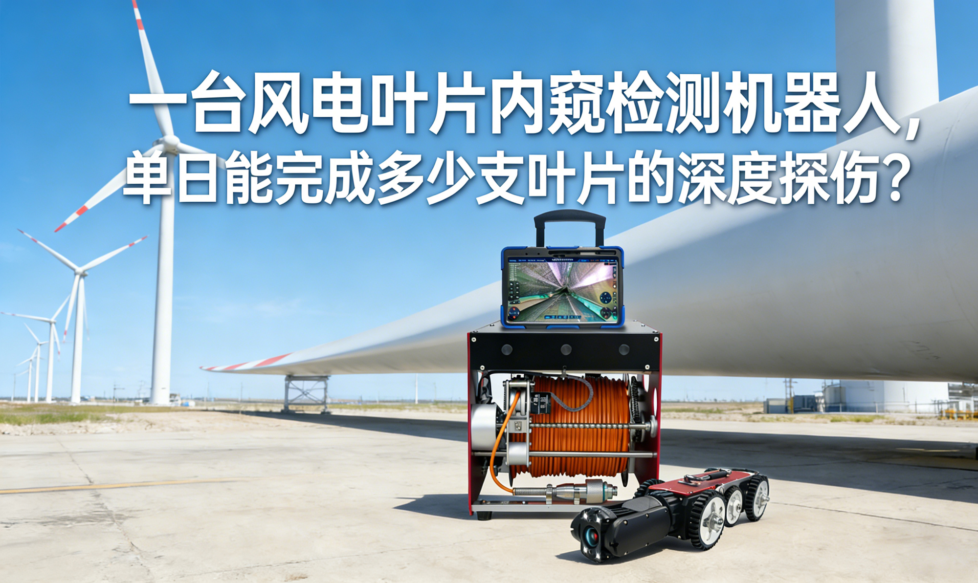 一臺風(fēng)電葉片內(nèi)窺檢測機(jī)器人，單日能完成多少支葉片的深度探傷？